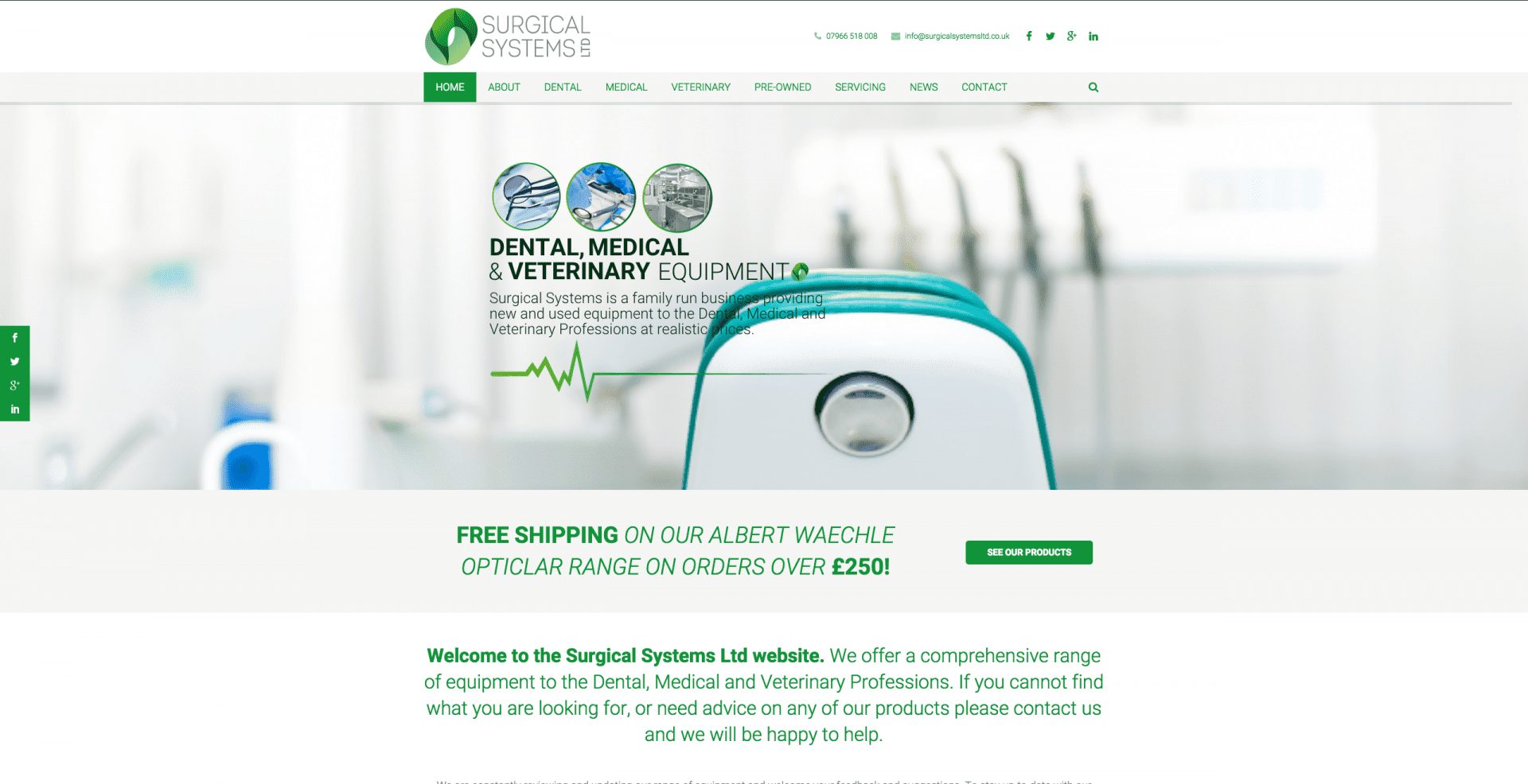 - Surgical Systems Website Is Now Live