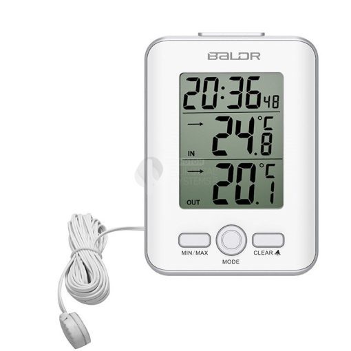 DIGITAL Wired thermometer with Max/Min Records Arrow Trend Alarm Sound