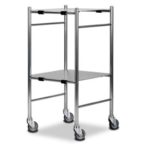 Dressing / Instrument Trolleys - Removable Shelves, Stainless Steel