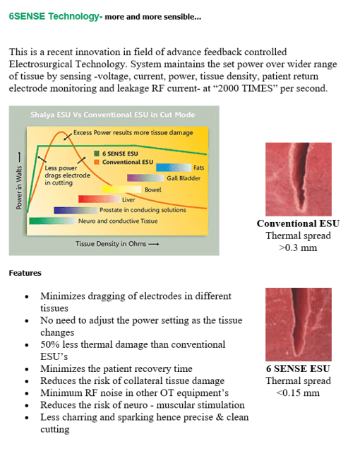Shalya Vista VE Electrosurgery Unit - Monopolar, Bipolar & Vessel Sealing - Image 6