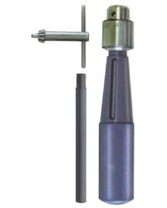 Small Jacobs Chuck & Handle 5/32″ (4mm) capacity 260mm long