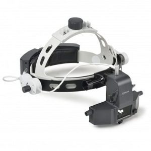 Opticlar EasyView Binocular Indirect Ophthalmscope with headband cell and charging station