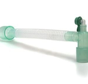 Flexible Fixed Elbow Catheter Mount 22F - Luer Port - 22M/15F 170mm