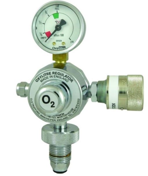 Standard Regulator BN & Self Seal Valve - Oxygen